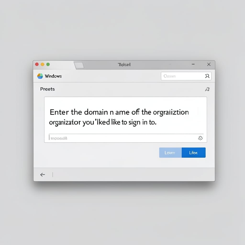 Enter The Domain Name Of The Organization You'd Like To Sign In To: Quick Access Guide