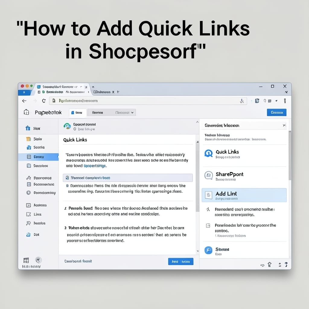 How to Add Quick Links in SharePoint: Streamlined Navigation for Teams