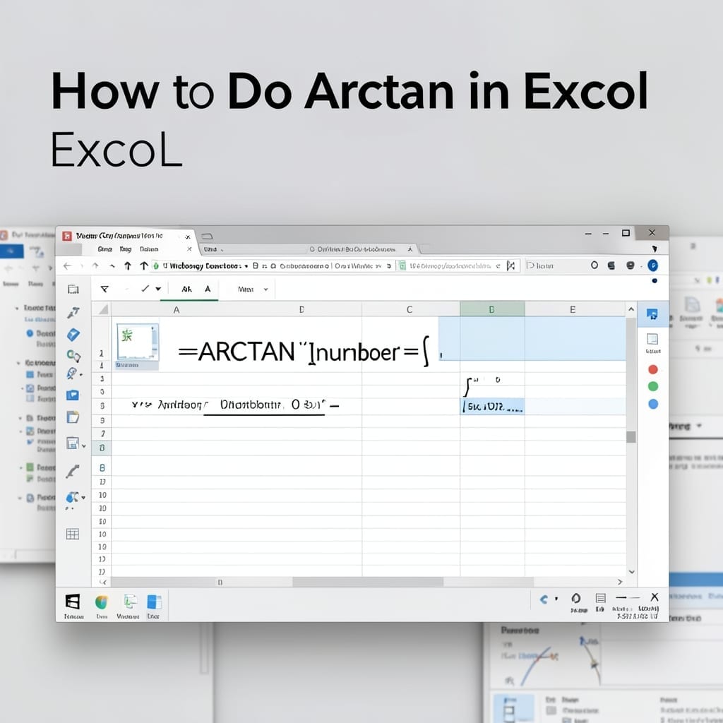 How to Do Arctan in Excel: Simple Function for Angle Calculations