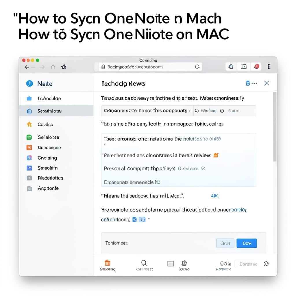 How To Sync Onenote On Mac: Step-By-Step Cloud Integration