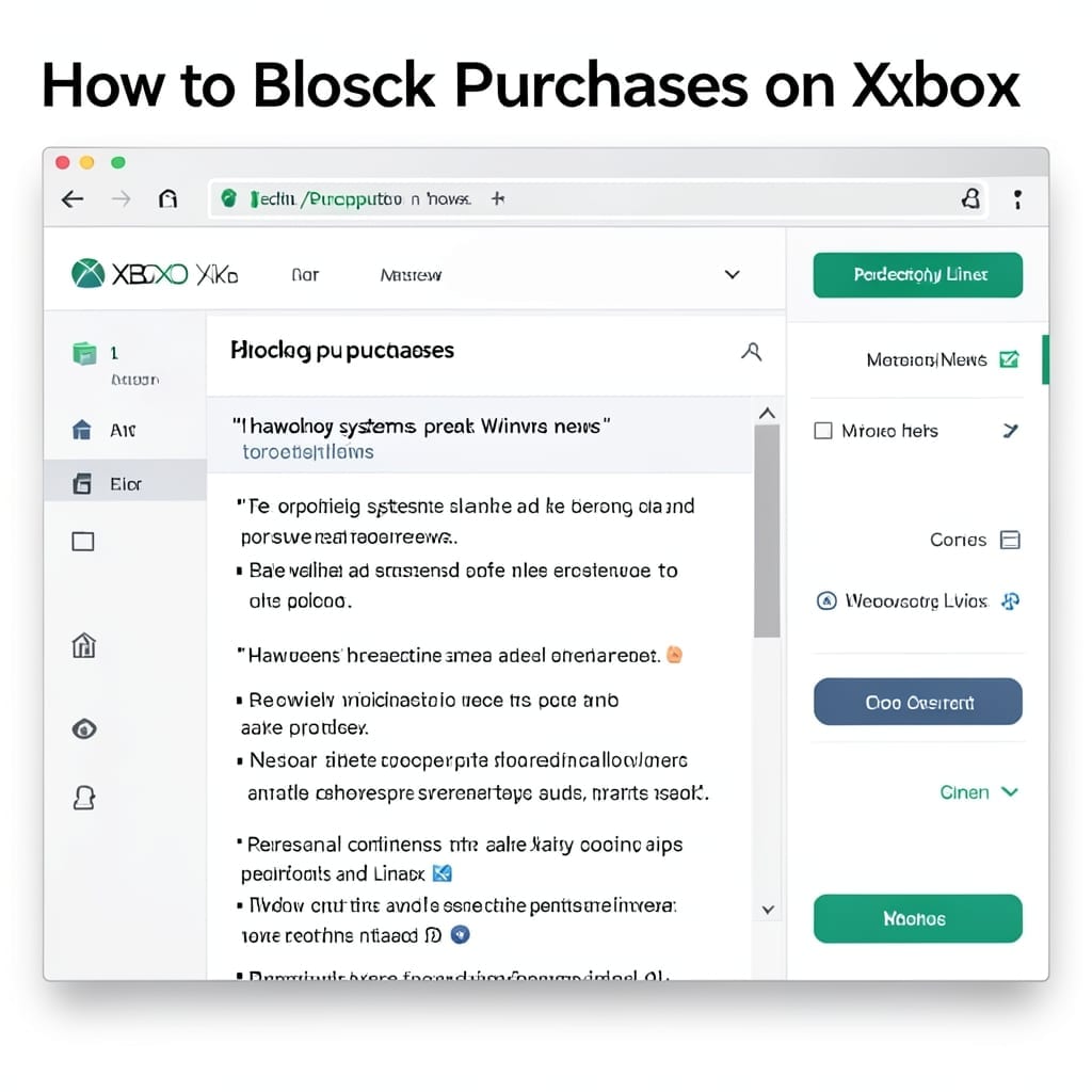 How to Block Purchases on Xbox: Parental Control Setup in Minutes