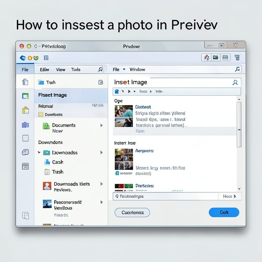 How to Insert Photo in Preview: Quick Drag and Drop Method