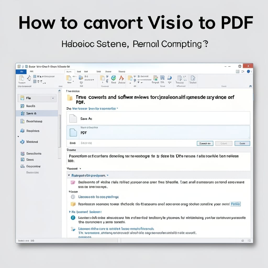 How to Convert Visio to PDF: Step-by-Step Guide for Perfect Output