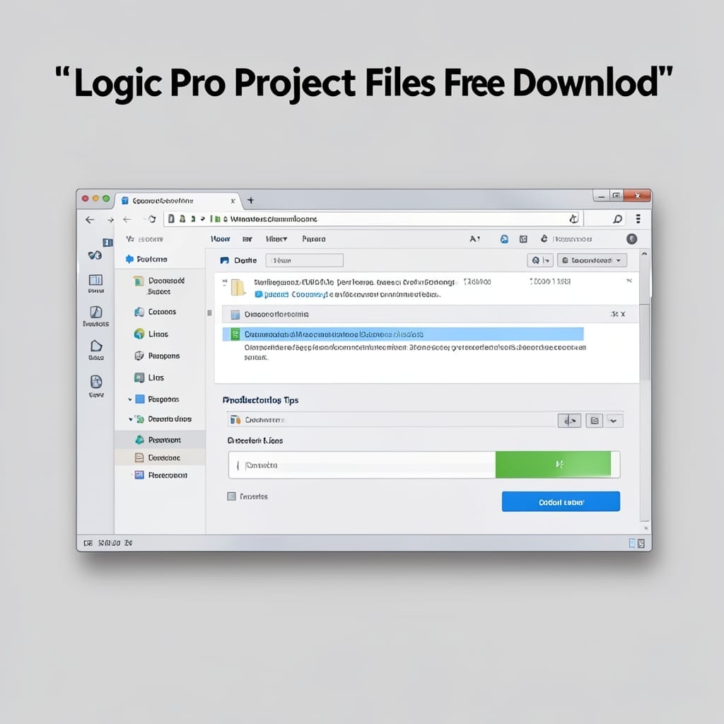 Logic Pro Project Files Free Download: Professional Templates for Music Production