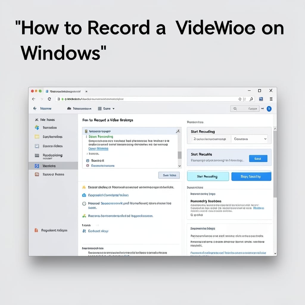 How To Record A Video On Windows: Built-In Tools For Flawless Capture