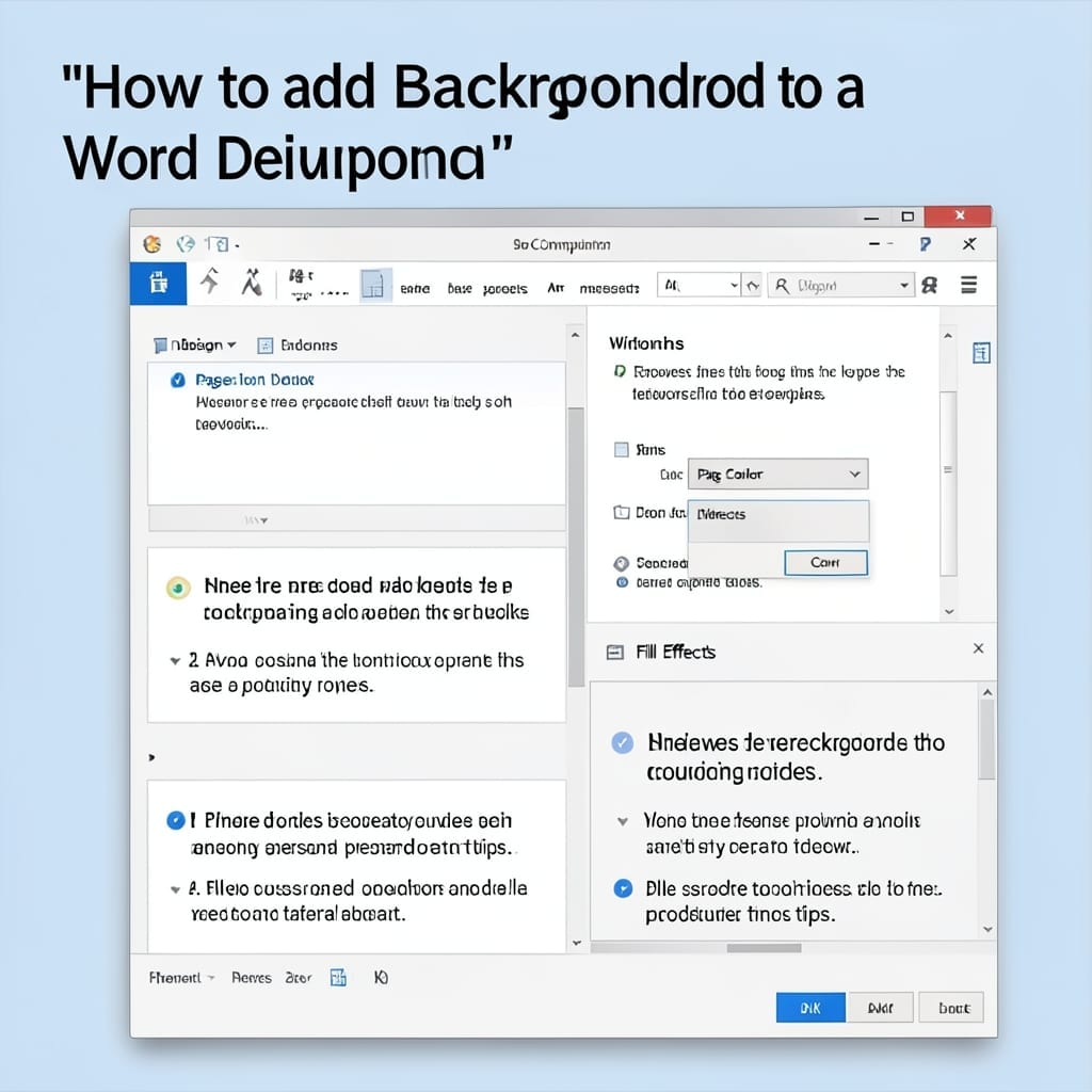How To Add Background To Word Document: Easy Click-Through Method