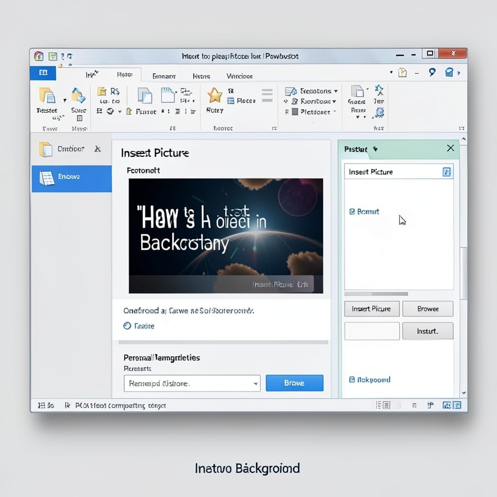 How to Insert Picture in PowerPoint as Background: Seamless Design Trick