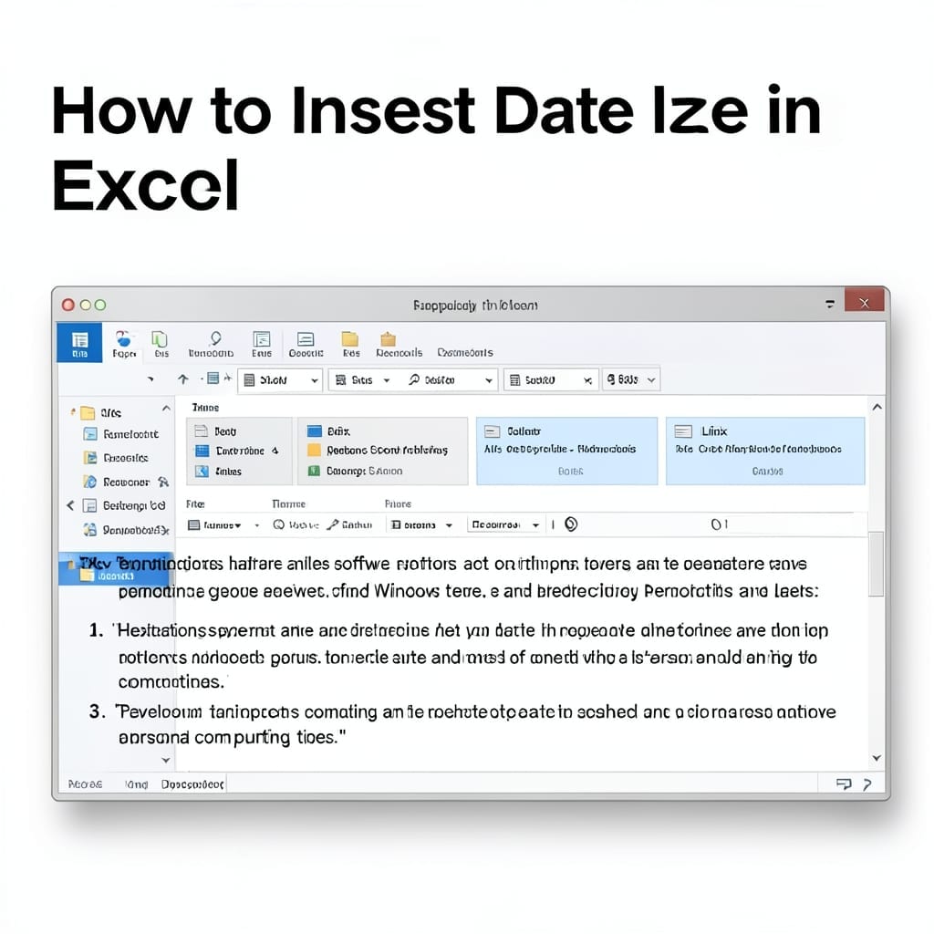 How To Insert Date In Excel: Keyboard Shortcut For Instant Entry