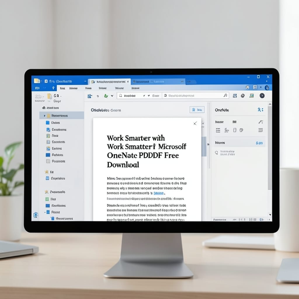 Work Smarter With Microsoft OneNote PDF: Free Digital Organization Tool