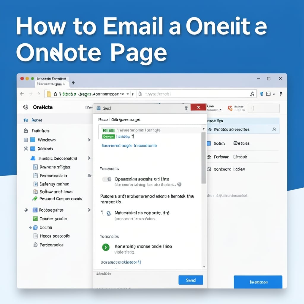 How To Email A OneNote Page: Quick Click Sharing Method