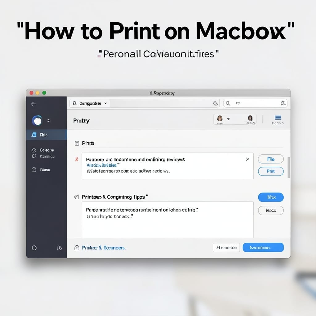 How to Print on MacBook: Wireless and Wired Setup Made Simple