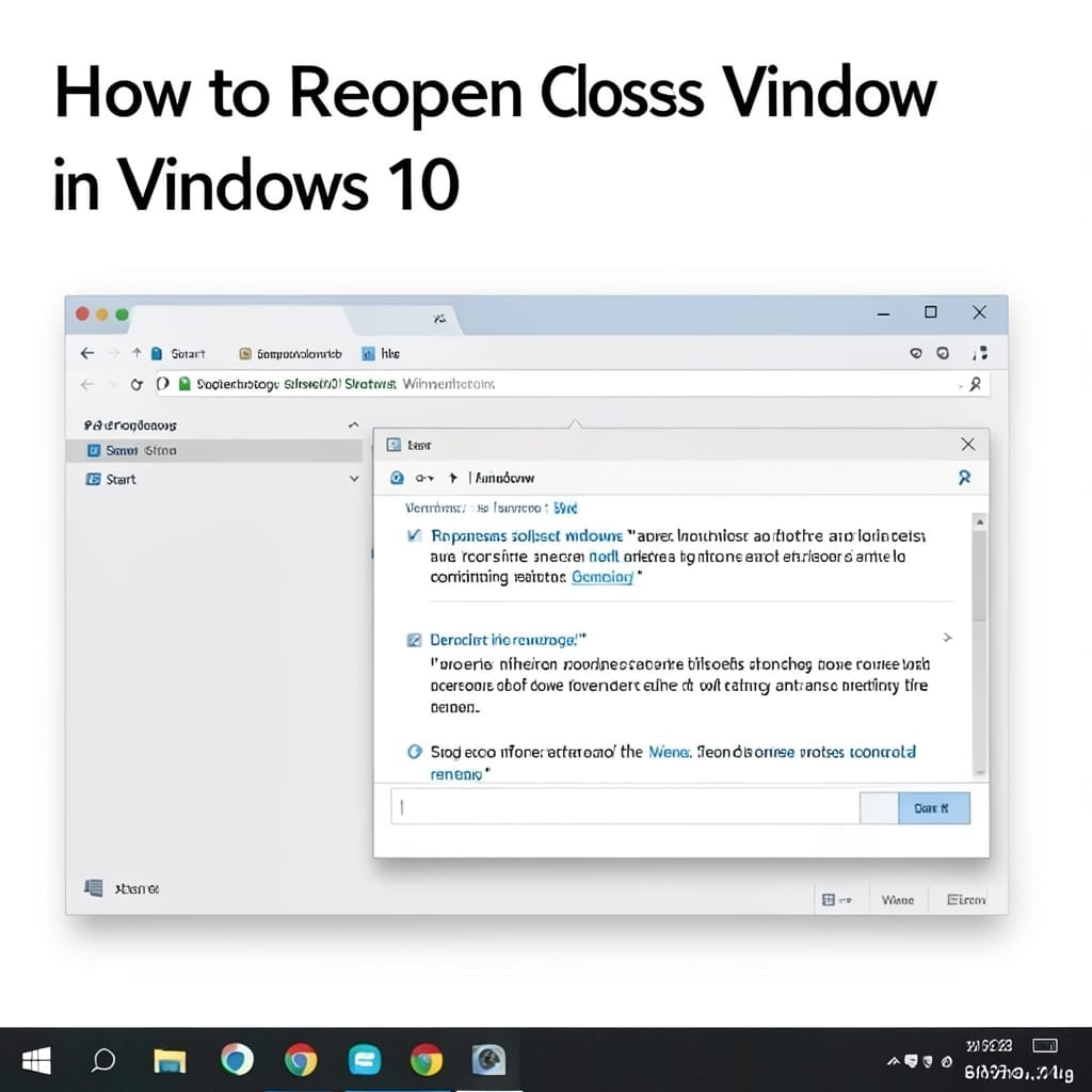 How To Reopen Closed Window In Windows 10: Quick Keyboard Shortcut Method