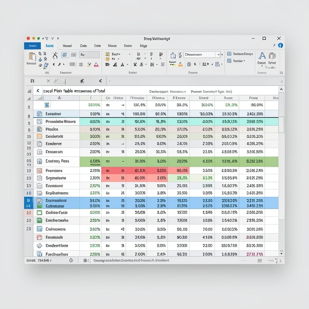 Excel Pivot Table Percentage of Total: Step-by-Step Percentage Calculation