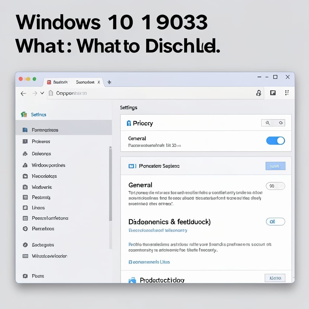 Windows 10 1903 What to Disable: Performance-Boosting Tweaks