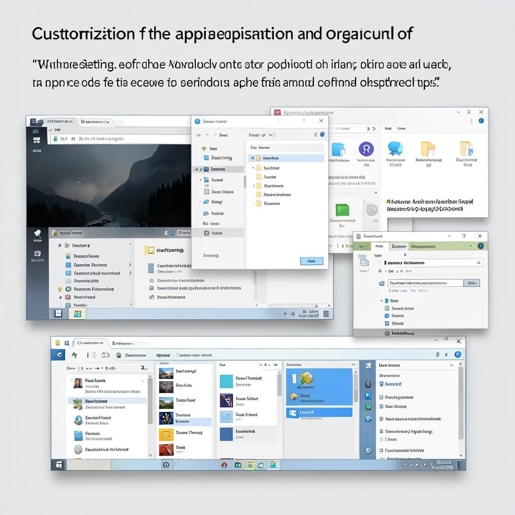 Customization of the Appearance and Organization of a User Account or Desktop: Tailor Your Digital Space
