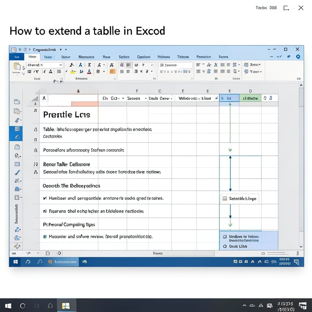 How To Extend A Table In Excel: Quick Data Range Expansion