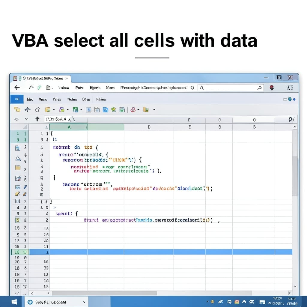 VBA Select All Cells With Data: Quick Range Selection Method