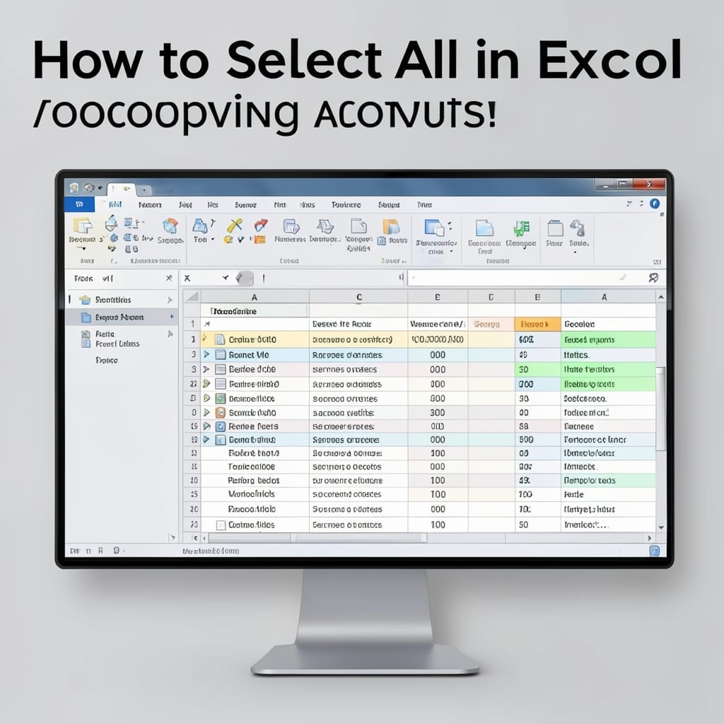 How To Select All In Excel: Keyboard Shortcut for Full Sheet Selection