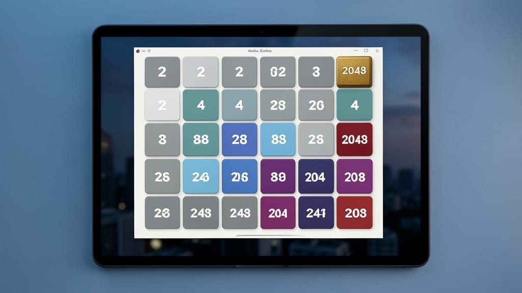 2048 Online Number Puzzle Game