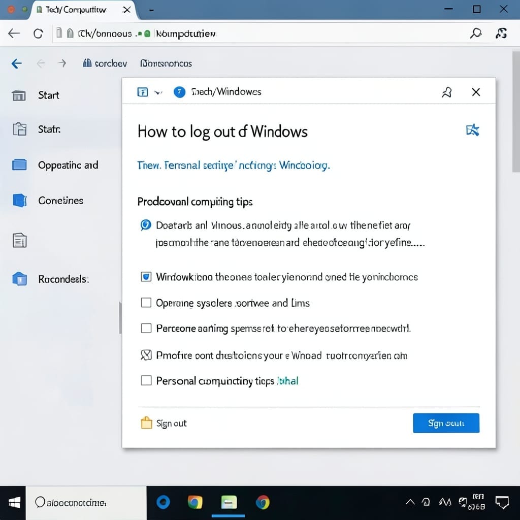 How To Log Out Of Windows: Multiple Methods for Any Version