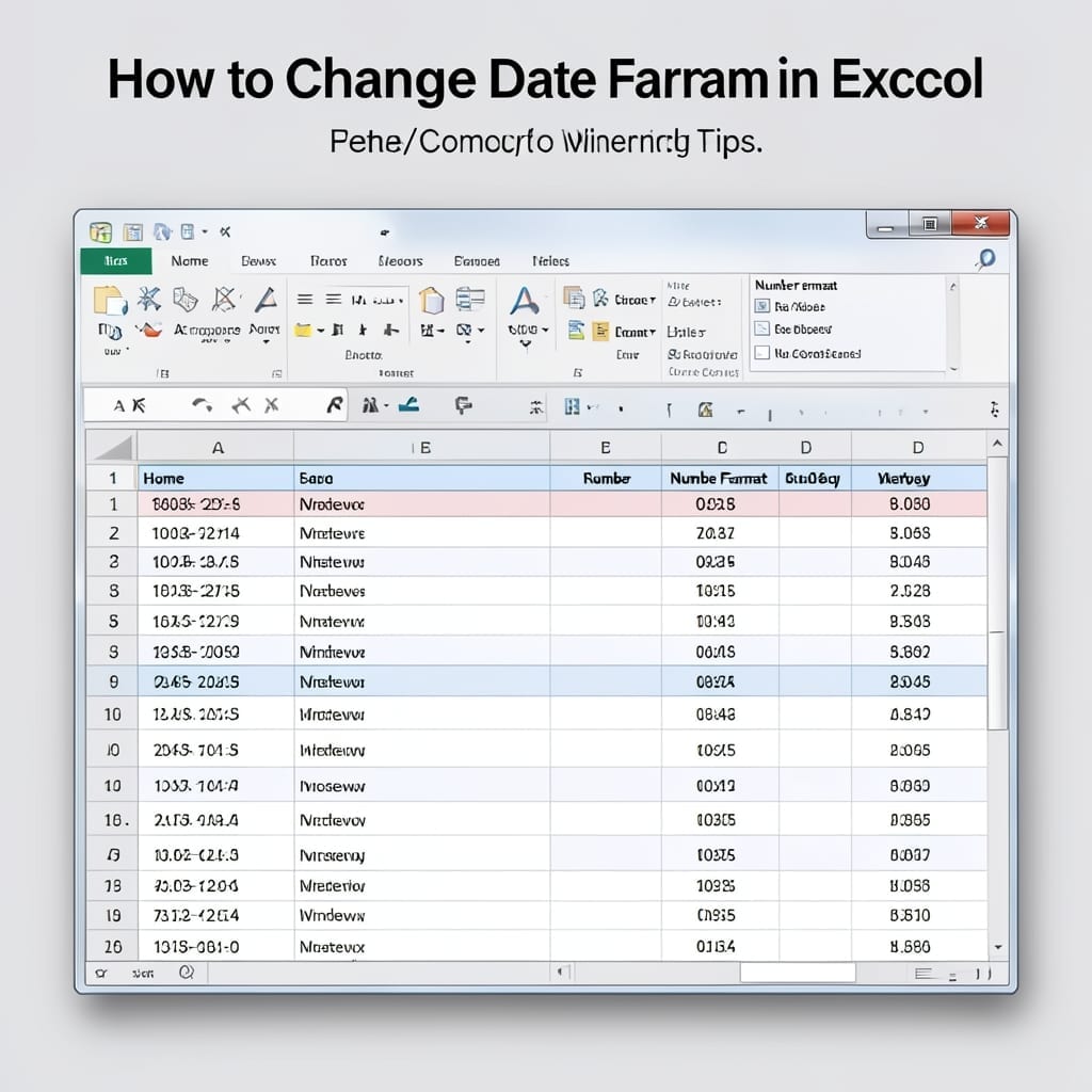How To Change Date Format In Excel: Step-By-Step Formatting Guide