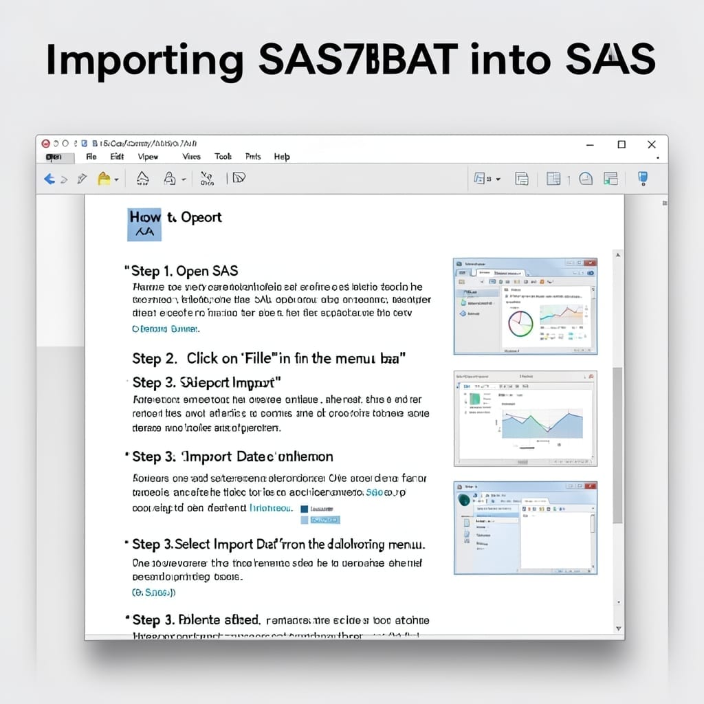 How To Import Sas7bdat Into Sas: Direct Library Reference Method