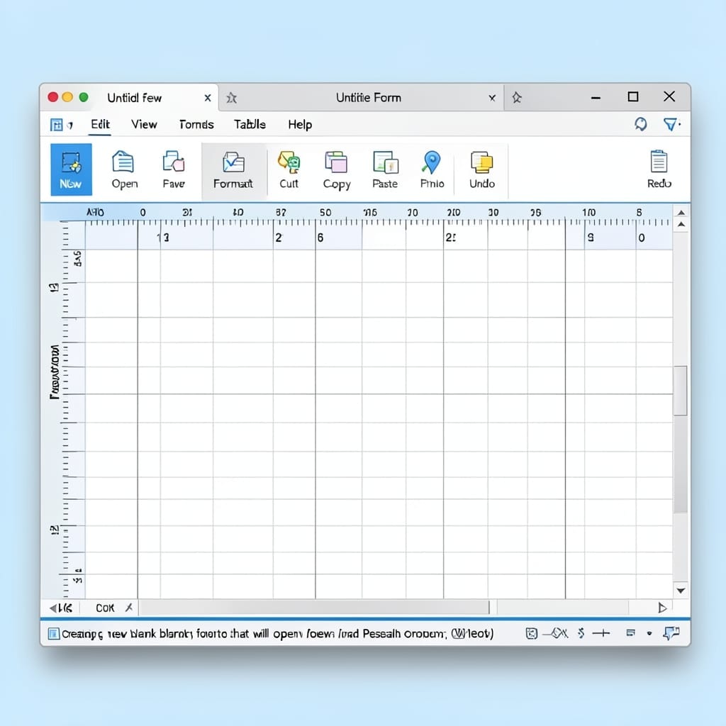 Create a New Blank Form: Layout View Setup in Seconds