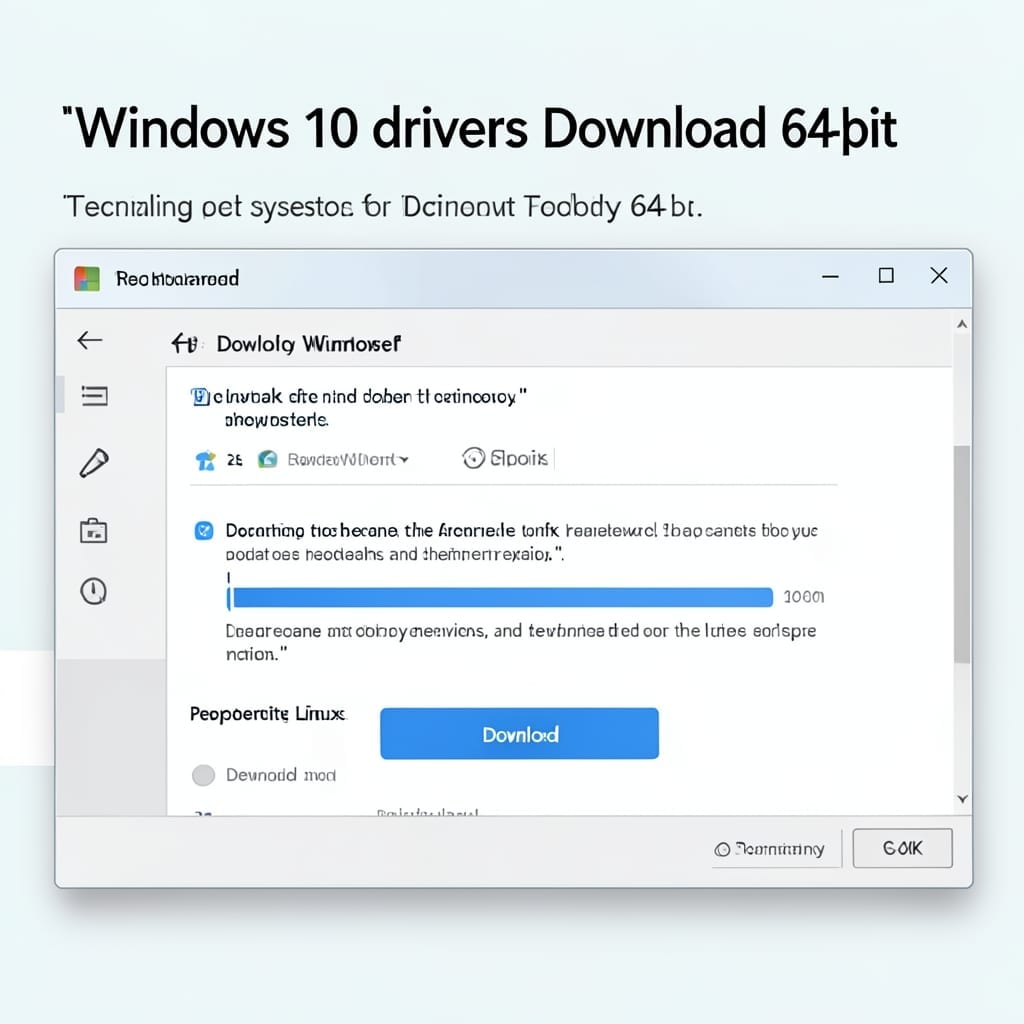 Windows 10 Drivers Download 64-Bit: Direct Install for Optimal Performance