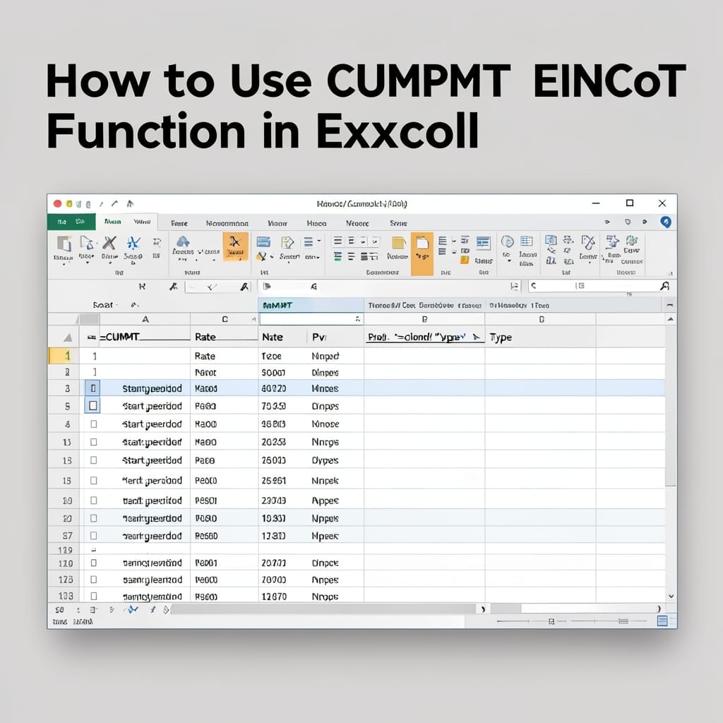 How To Use CUMIPMT Function In Excel: Step-By-Step Interest Calculation
