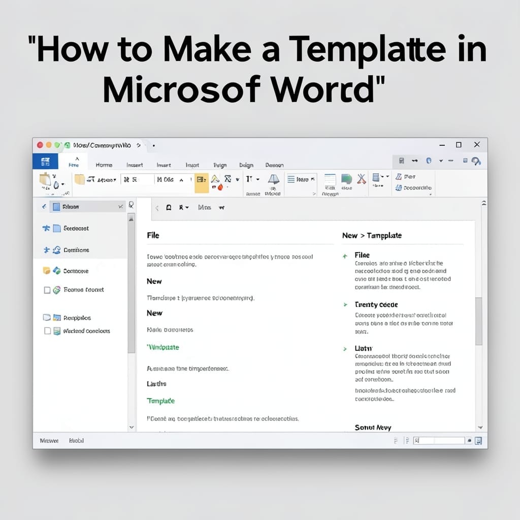 How To Make A Template In Microsoft Word: Streamlined Document Creation