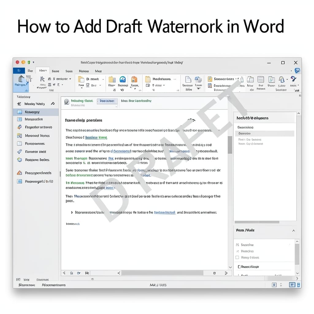 How to Add Draft Watermark in Word: Simple Step-By-Step Guide