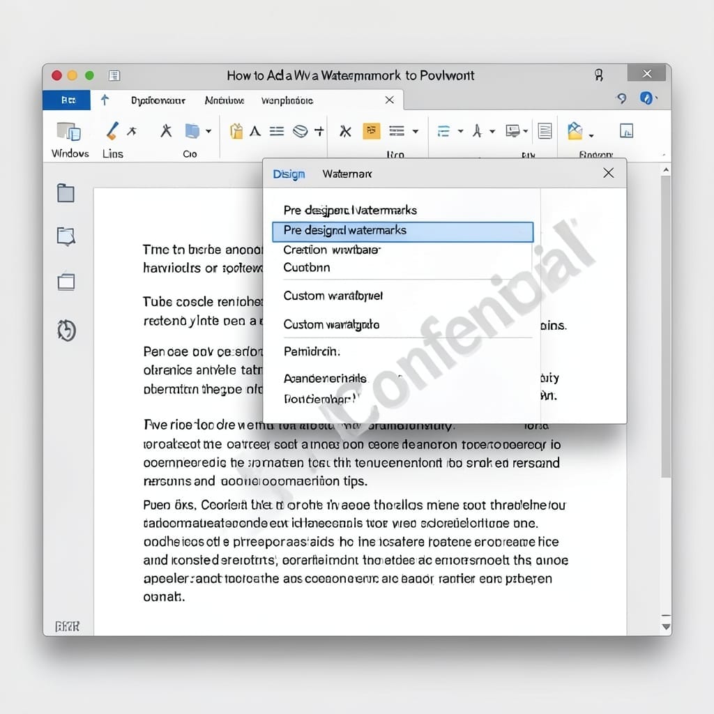 How To Add Watermark To PowerPoint: Transparent Overlay in Minutes