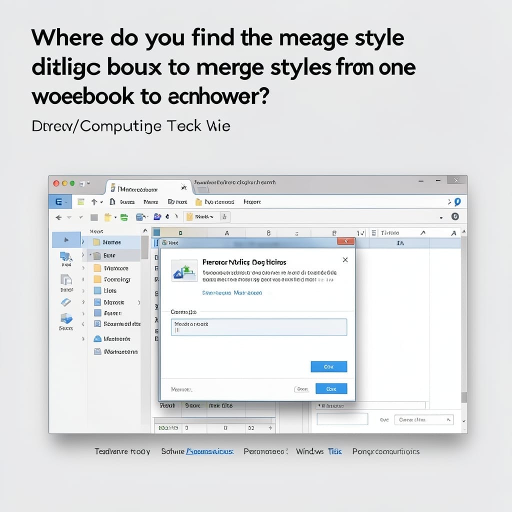 Where Do You Find The Merge Style Dialog Box To Merge Styles From One Workbook To Another: Exact Location Guide