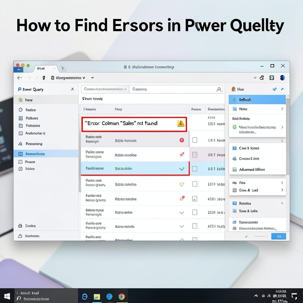 How to Find Errors in Power Query: Step-by-Step Debugging Guide
