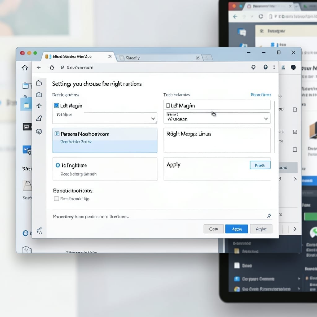 Settings You Chose for the Left and Right Margins: Precision Alignment in Word Processing