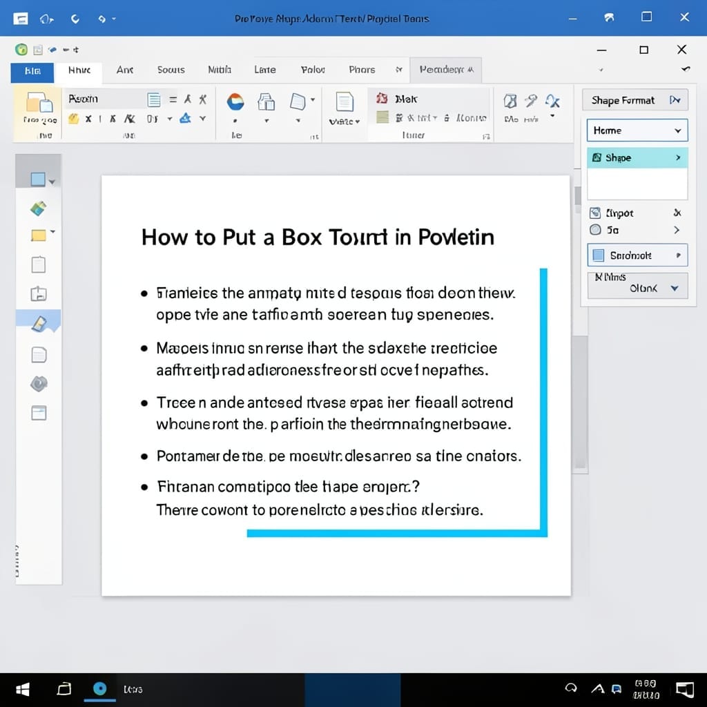 How to Put a Box Around Text in PowerPoint: Simple Formatting Trick