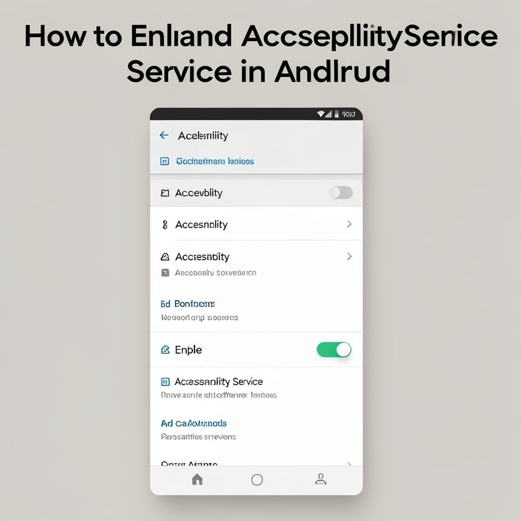 How To Enable Accessibility Service In Android: Step-By-Step Settings Guide