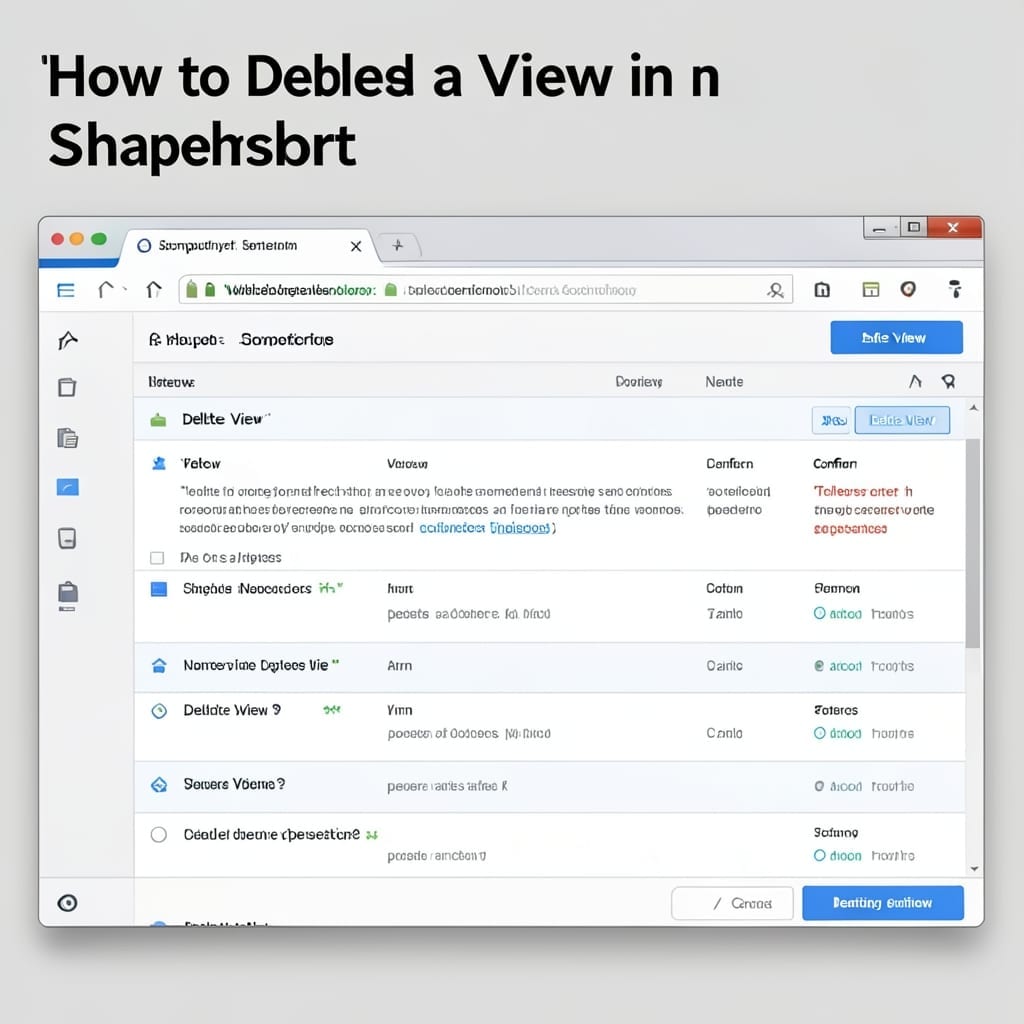 How To Delete A View In SharePoint: Simple Click-Through Method