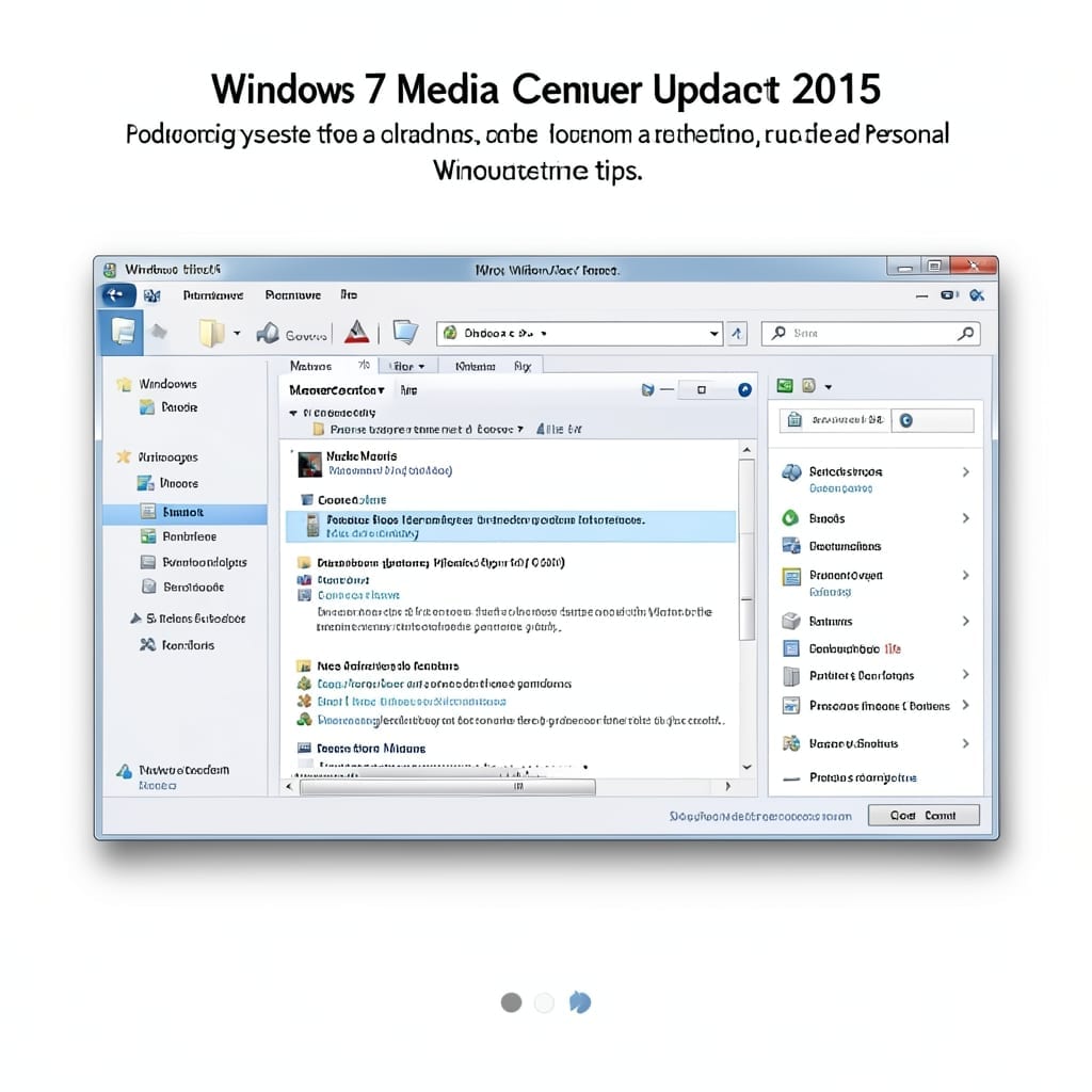 Windows 7 Media Center Update 2015: Essential Patch for Enhanced Performance