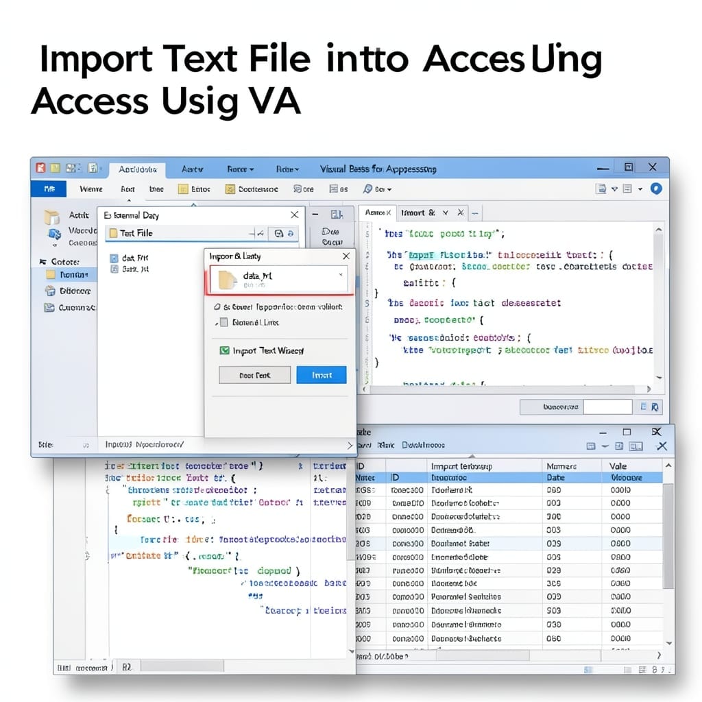 Import Text File Into Access Using VBA: Streamlined Data Import Method