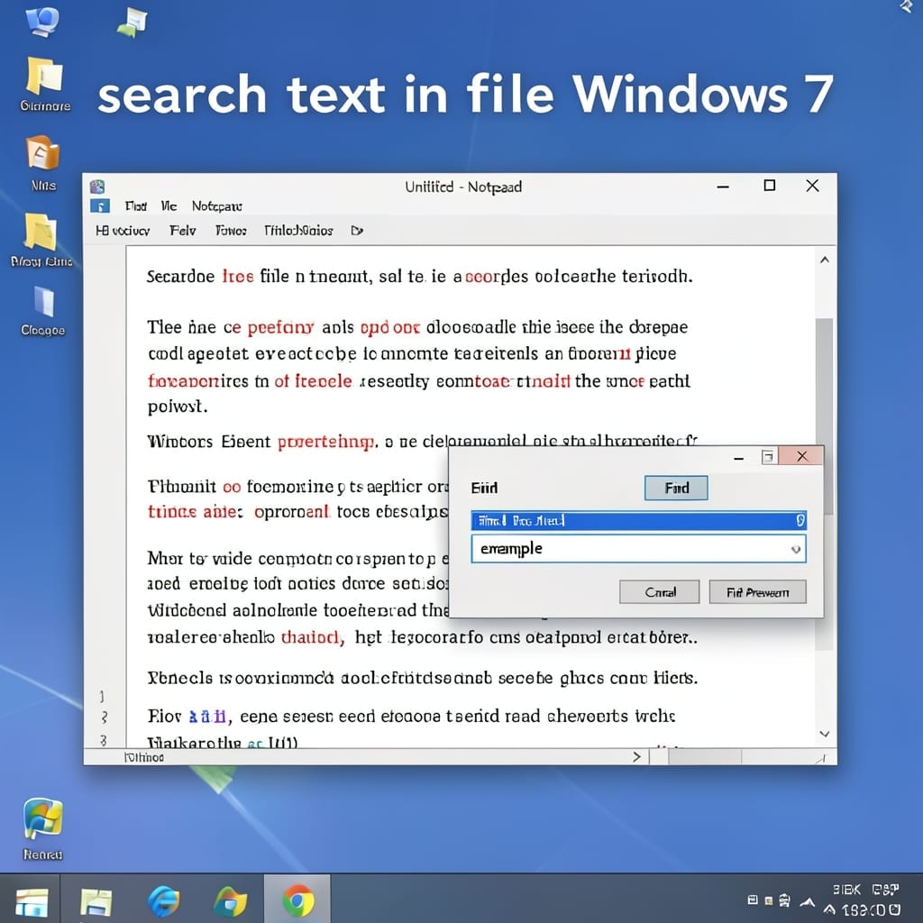 Search Text in File Windows 7: Built-In Tool for Quick Document Scans