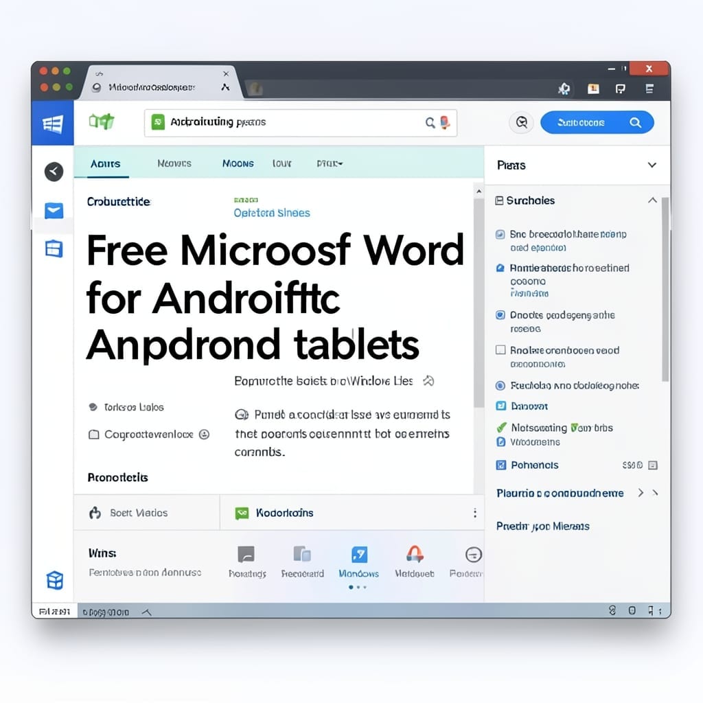 Free Microsoft Word for Android Tablets: Mobile Productivity Made Simple