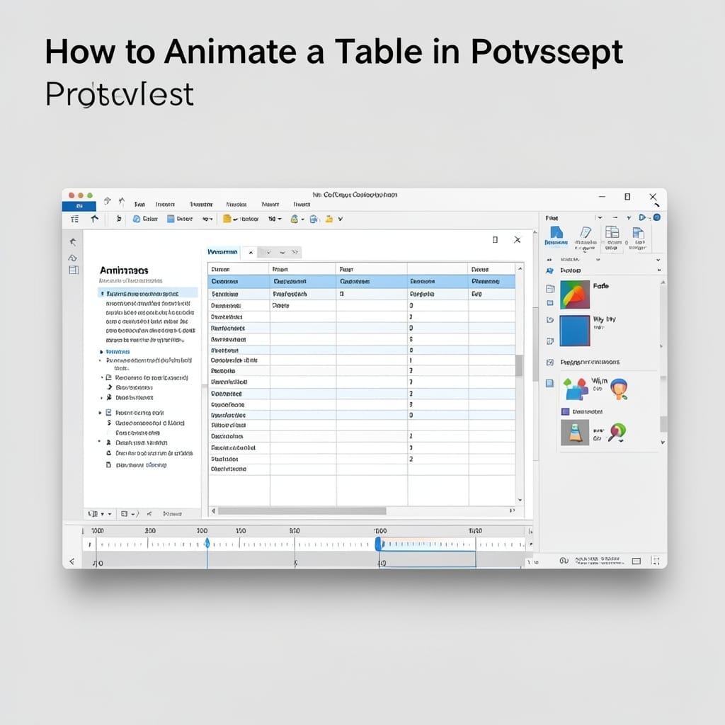 How to Animate a Table in PowerPoint: Dynamic Data for Impactful Slides