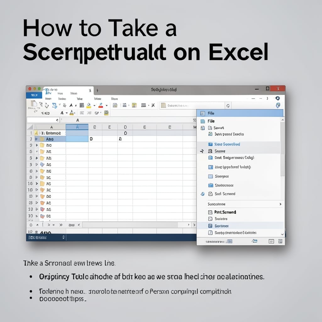 How to Take a Screenshot on Excel: Quick Keyboard Shortcut Method