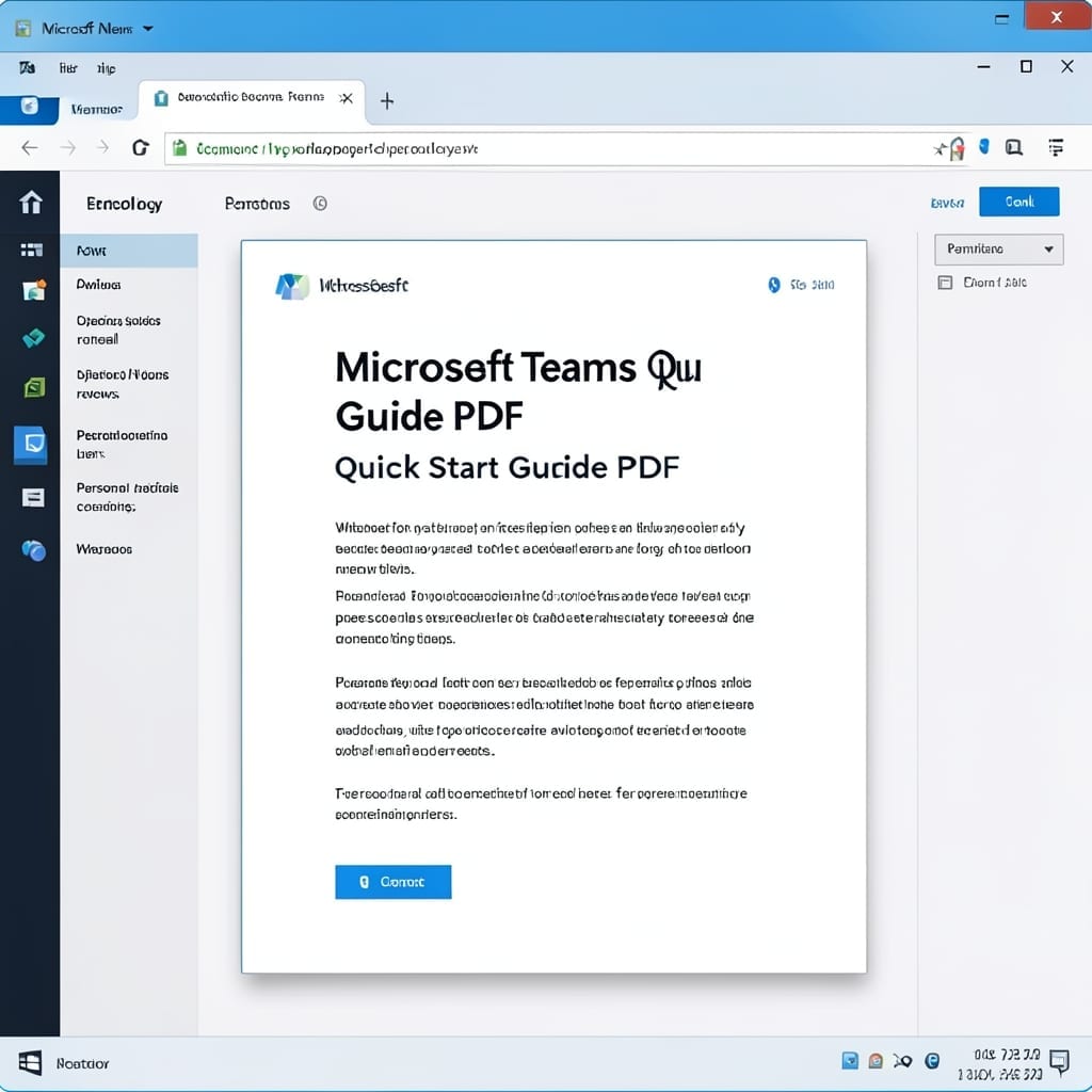 Microsoft Teams Quick Start Guide PDF: Essential Setup in Minutes