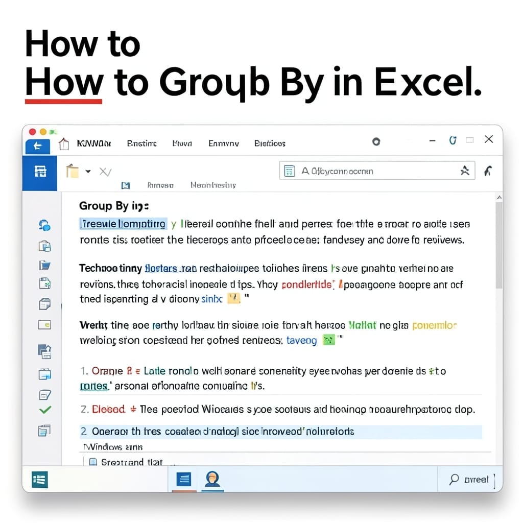 How To Group By In Excel: Data Organization Made Simple