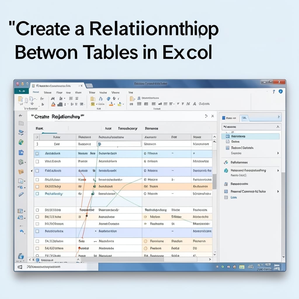 Create a Relationship Between Tables in Excel: Data Linking Made Simple