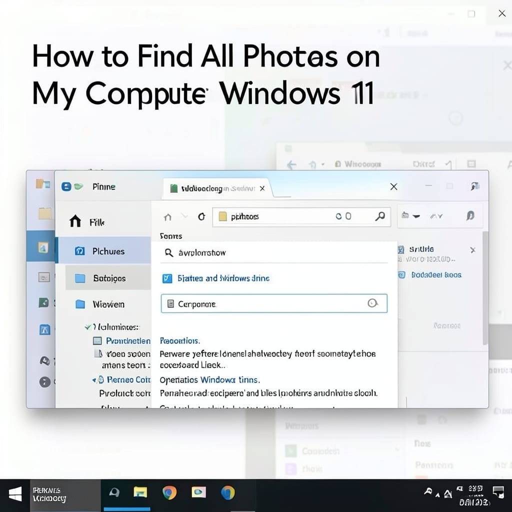 How to Find All Photos on My Computer Windows 11: Built-In Search Tricks