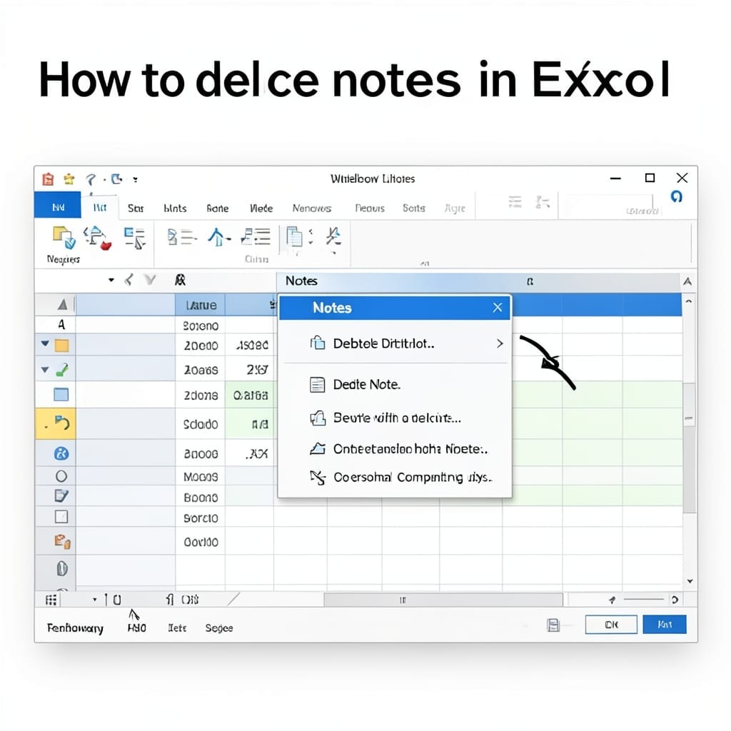 How to Delete Notes in Excel: Quick Cleanup for Clean Spreadsheets