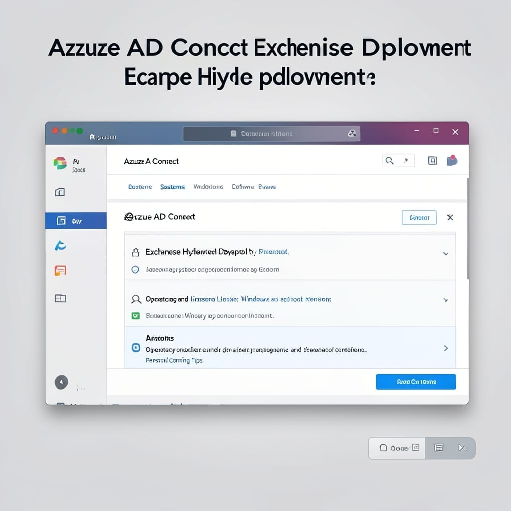 Azure AD Connect Exchange Hybrid Deployment: Streamlined Integration Guide